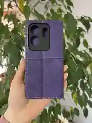 Фиолетовый чехол книжка elitcase для Infinix Zero 30 4G / Инфиникс Зеро 30 4G