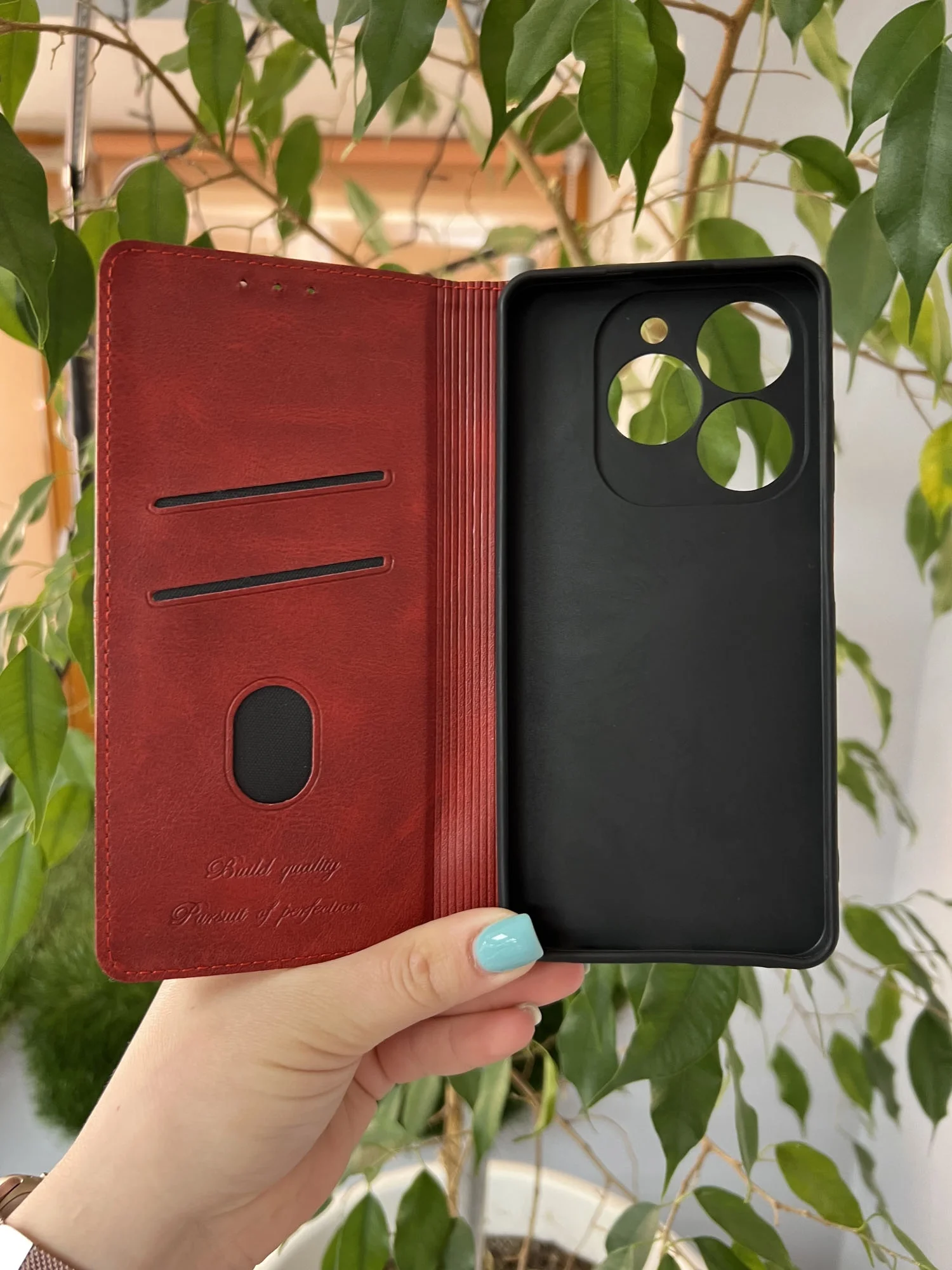 Красный чехол книжка elitcase для Infinix Smart 8 Plus и Smart 8 Pro