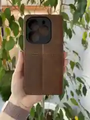 Тёмно-коричневый чехол книжка elitcase для Infinix Smart 8 Plus и Smart 8 Pro