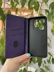 Фиолетовый чехол книжка elitcase для Infinix Smart 8 Plus и Smart 8 Pro