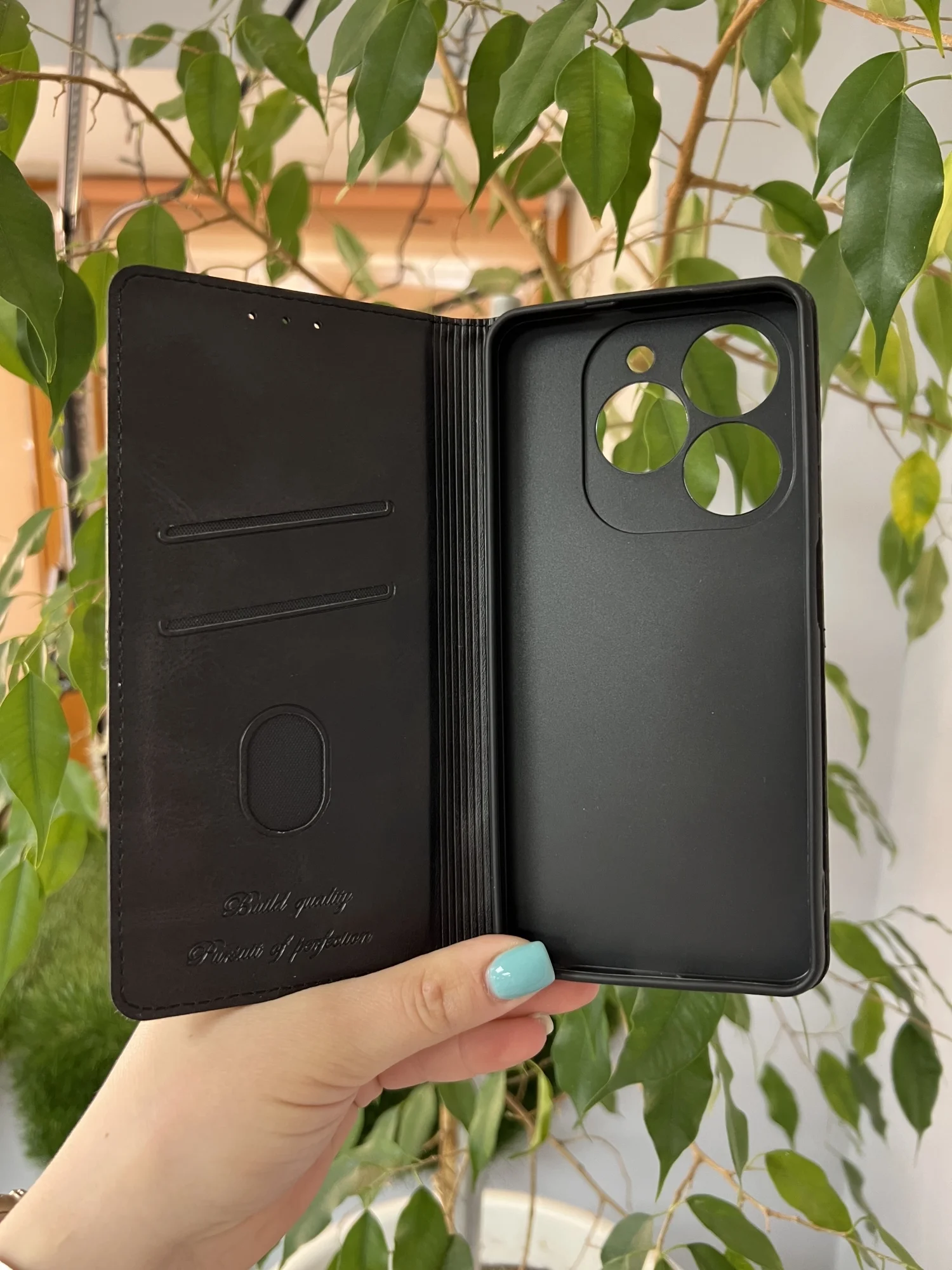 Черный чехол книжка elitcase для Infinix Smart 8 Plus и Smart 8 Pro