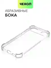 Прозрачный противоударный чехол для Google Pixel 8a силиконовый BROSCORP усиленные углы, защита камер