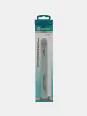 Полировка для ногтей двусторонняя с пчелиным воском Zinger MBQ-2001B, 400/4000 грит