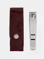 Бордовый книпсер большой с кожаным чехлом Zinger SIS-48-2