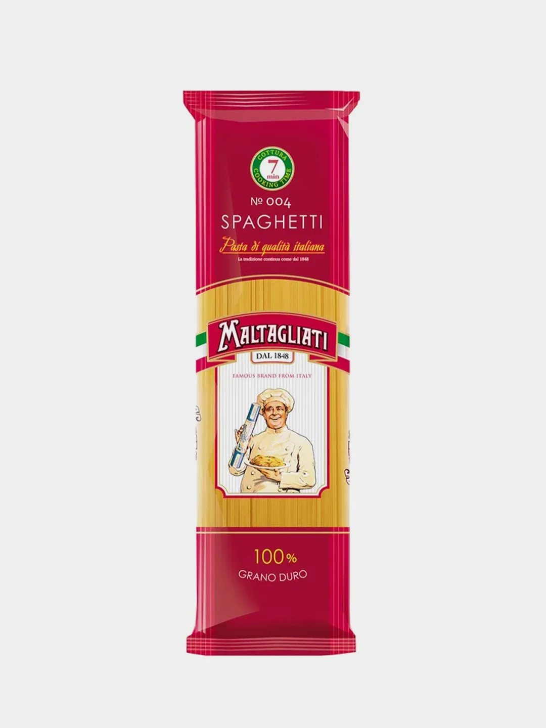 Макаронные изделия MALTAGLIATI Spaghetti №4, из твердых сортов пшеницы, 450 г