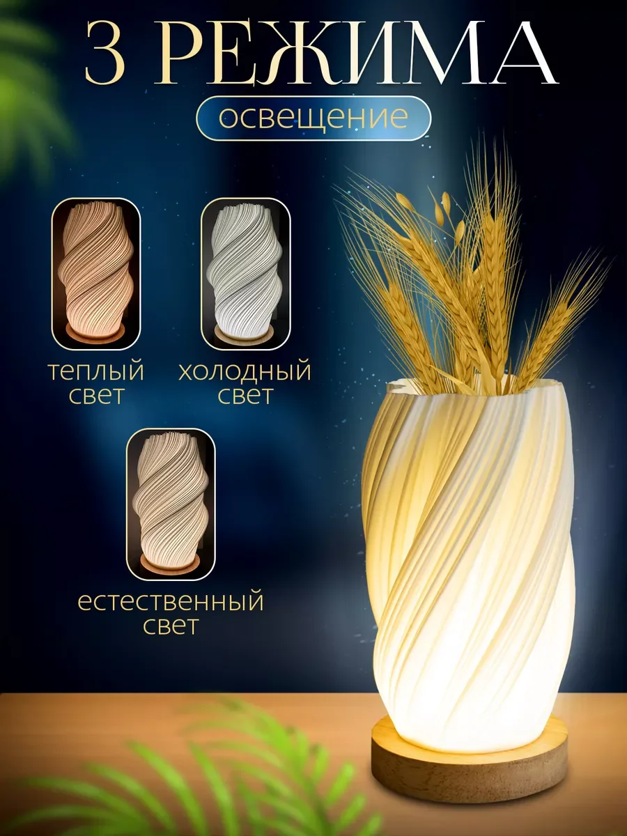 Желтый настльная лампа светильник ночник