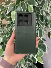 Тёмно-зелёный чехол книжка elitcase для Infinix Note 40 Pro 4G и Note 40 Pro Plus