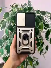 Золотой чехол противоударный armors для Xiaomi Redmi 12 4G / Редми 12 4G с защитой камеры