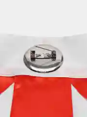 Красный жабо на булавке, для школьной блузки , для девочек