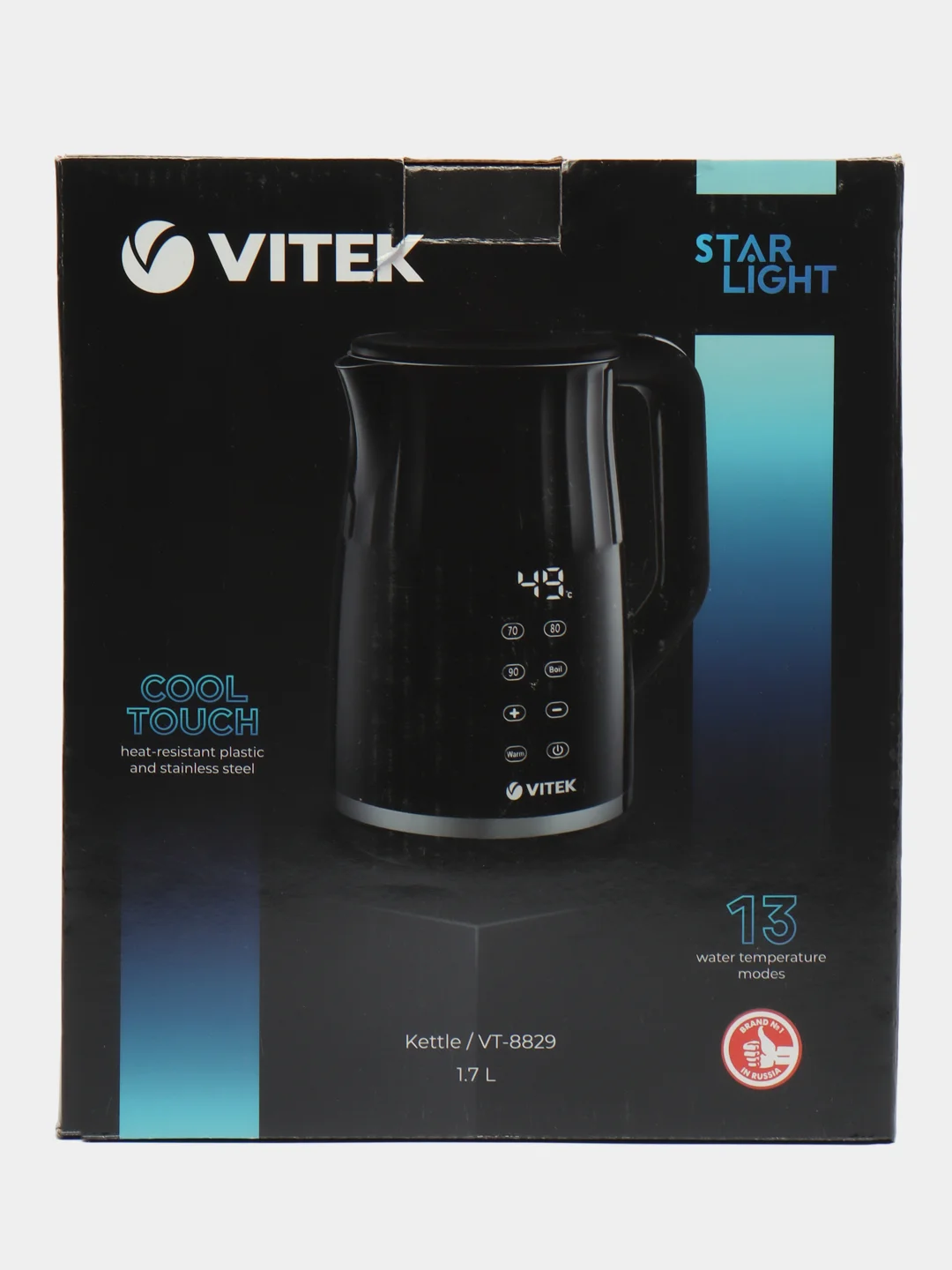 Электрический чайник с регулировкой температуры Vitek VT-8827