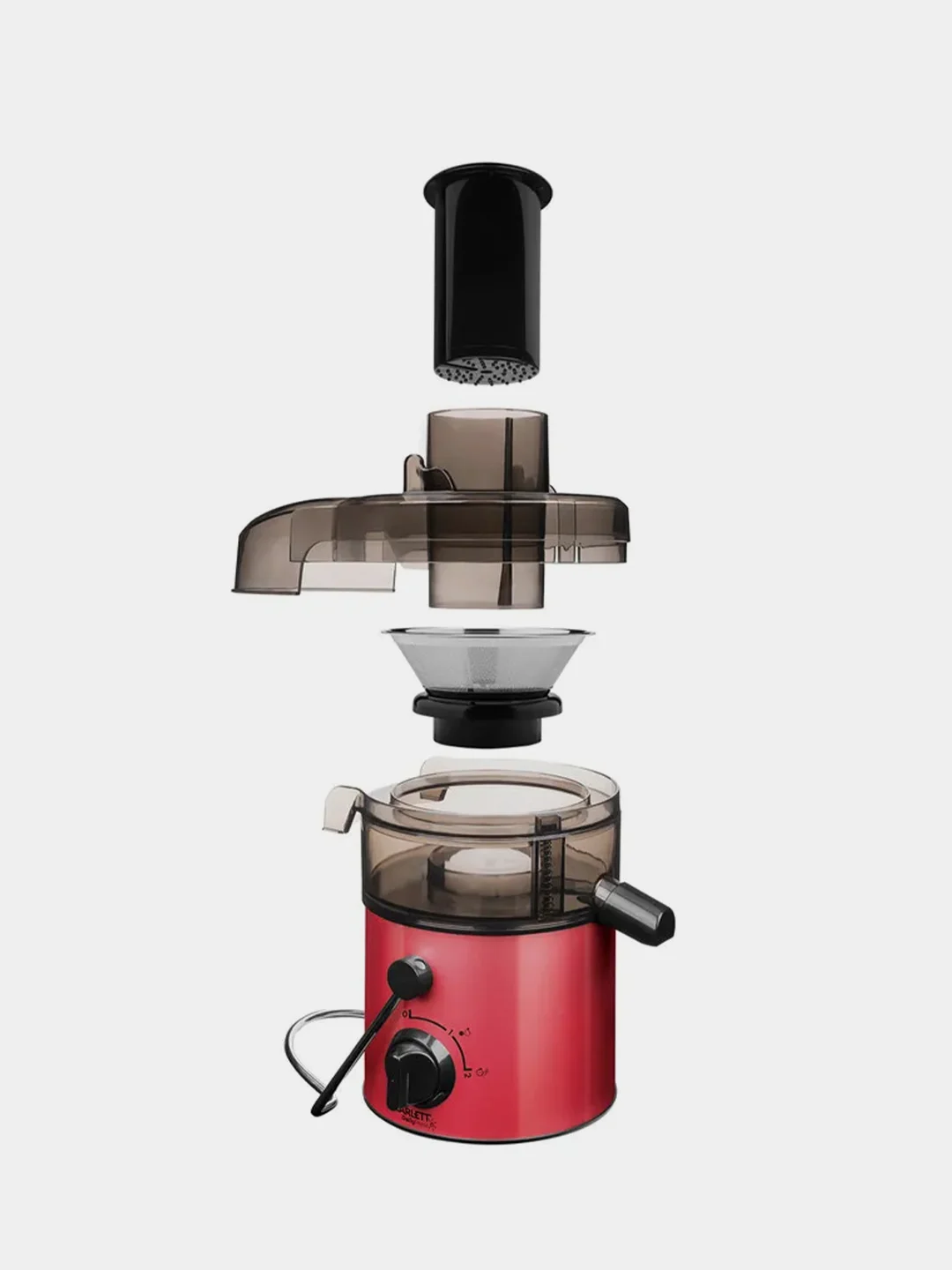 Соковыжималка центрифужная SCARLETT SC-JE50S19, 800 Вт, красная