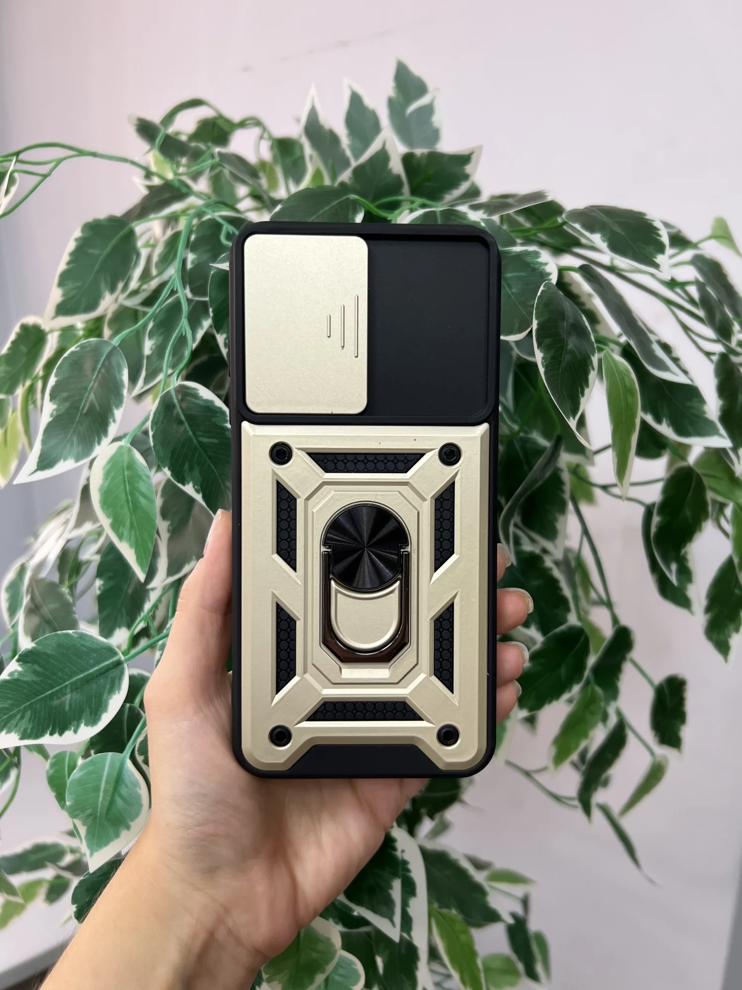 Золотой чехол противоударный armors для Xiaomi Redmi 9T / Редми 9Т с защитой камеры
