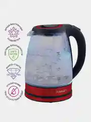 Электрический чайник SCARLETT SC-EK27G85, 1800 Вт, 1.8 л, красный