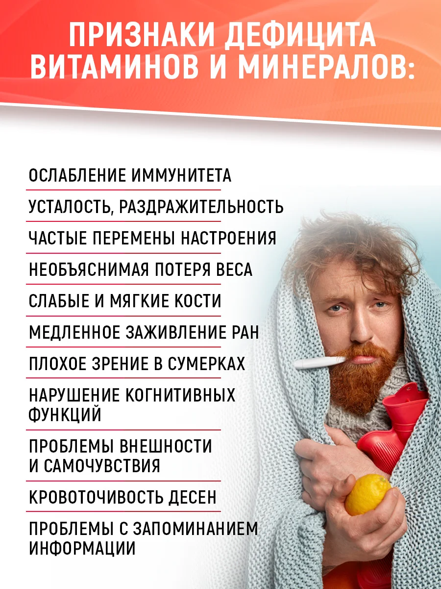 БАД к пище Nutraway Мультивитамины, 60 таблеток