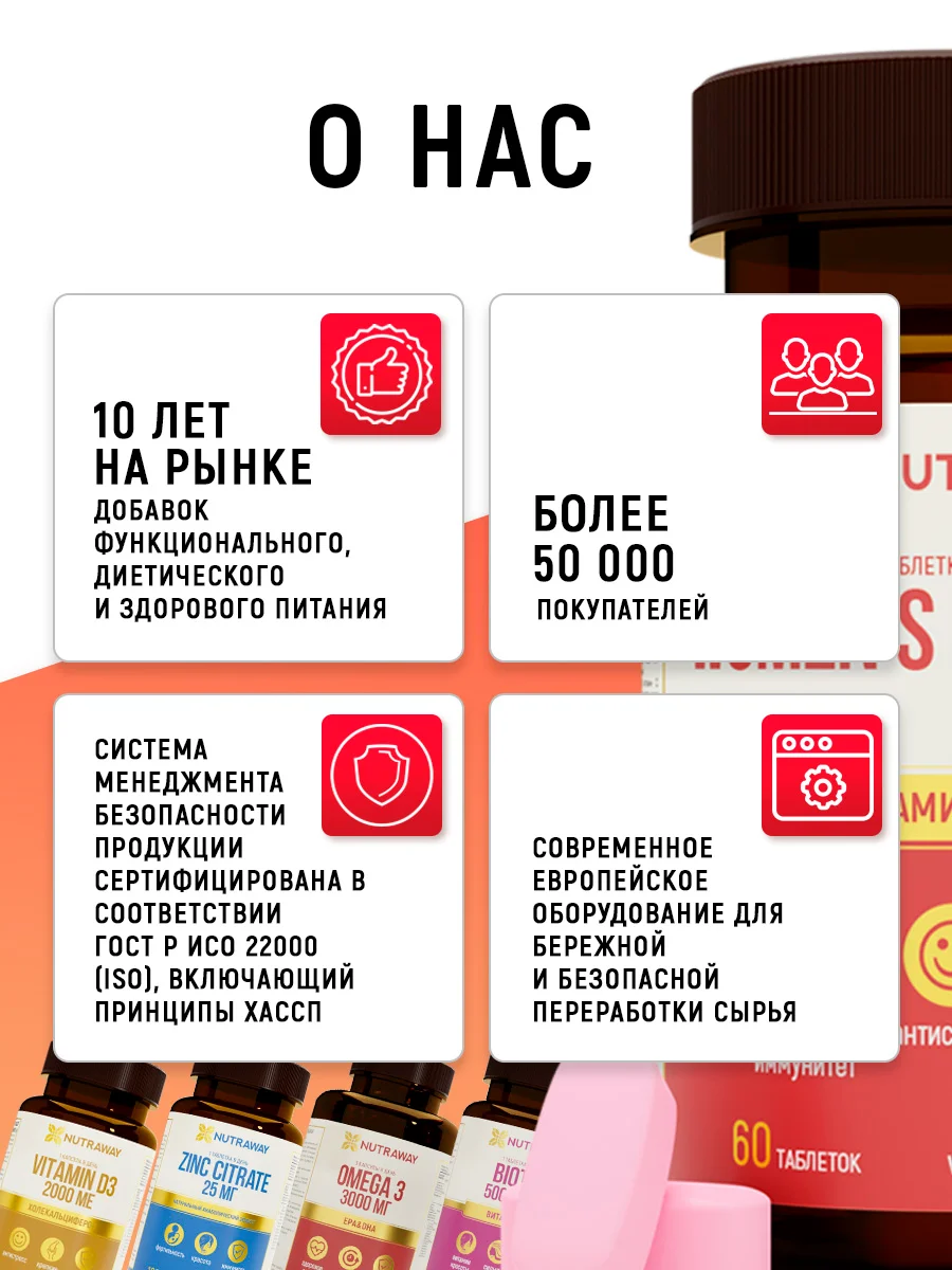Комплекс витаминов для женщин Nutraway Women Formula, 60 таблеток