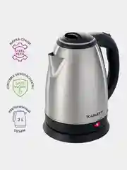 Электрический чайник SCARLETT SC-EK21S26, 1800 Вт, 2 л, нержавеющая сталь