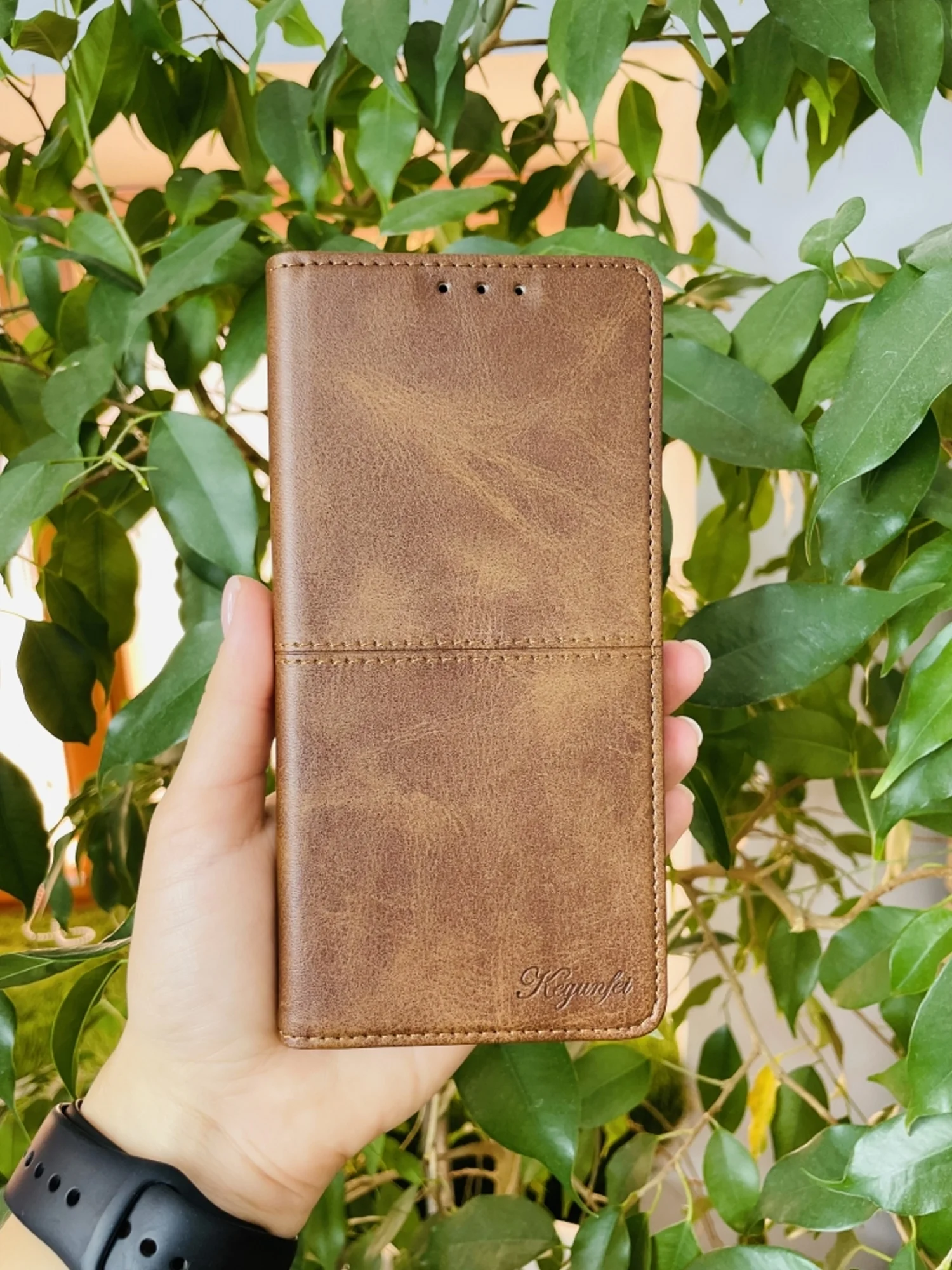 Тёмно-коричневый чехол книжка elitcase для Infinix Note 30i / Инфиникс Ноте 30i