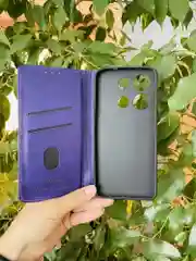 Фиолетовый чехол книжка elitcase для Infinix Note 30i / Инфиникс Ноте 30i