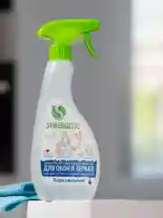Средство для мытья стекол, зеркал и бытовой техники SYNERGETIC, 2 штуки по 0,5 л
