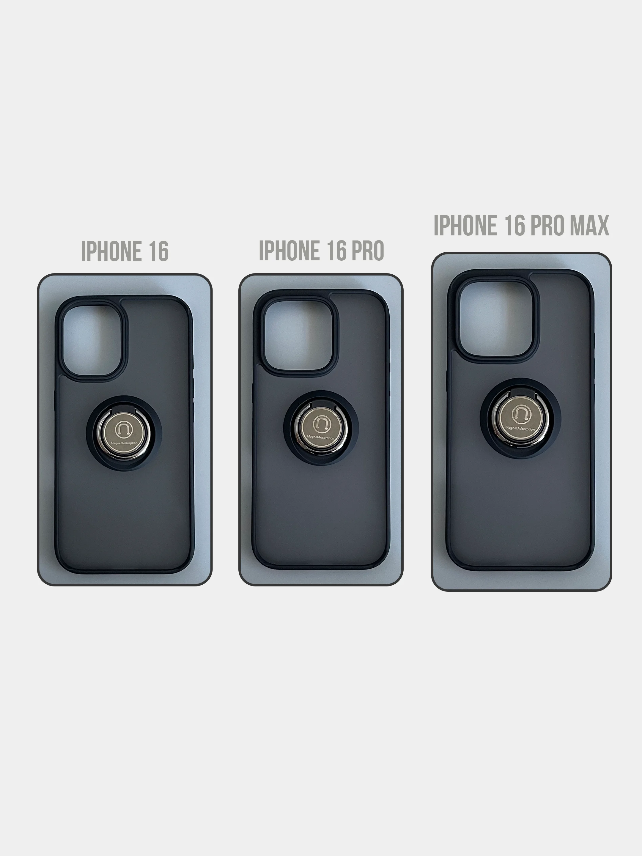 Чехол для iPhone 16, iPhone 16 Pro, iPhone 16 Pro Max, противоударная накладка с кольцом