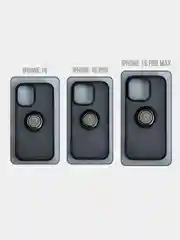 Чехол для iPhone 16, iPhone 16 Pro, iPhone 16 Pro Max, противоударная накладка с кольцом