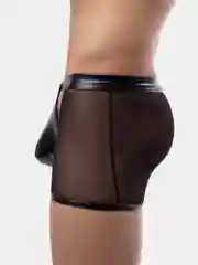 Черный эротические мужские трусы боксеры, 2 цвета