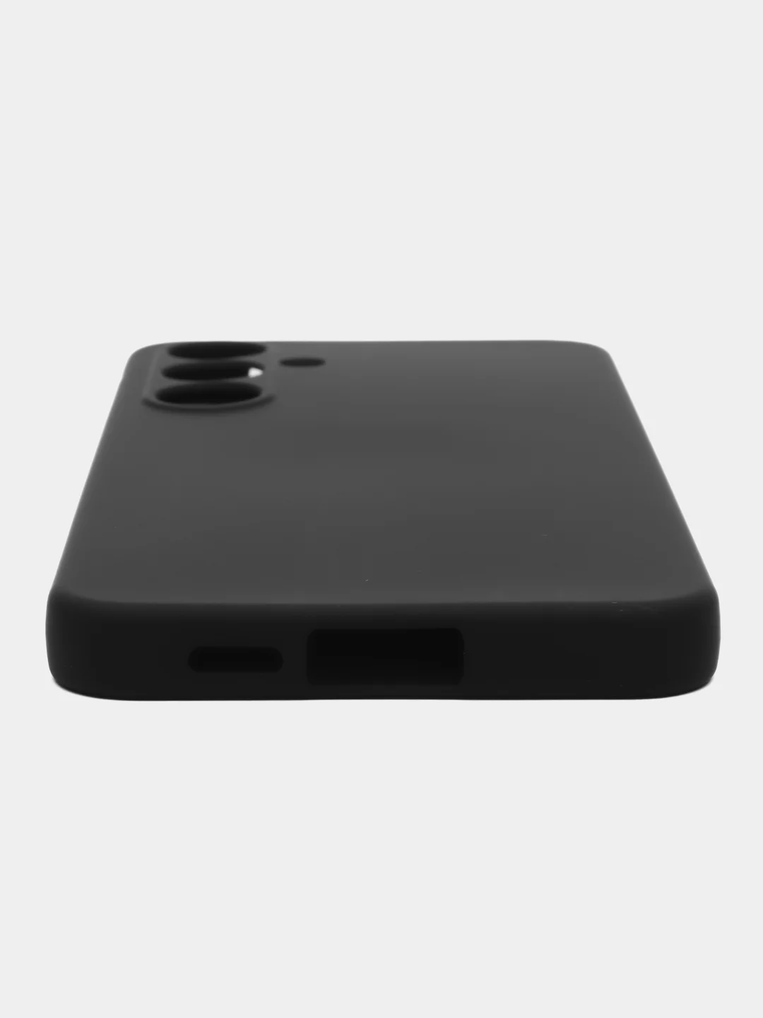 Черный чехол для Samsung Galaxy S24 FE (Самсунг Гелакси С24 ФЕ) , Silicone Case