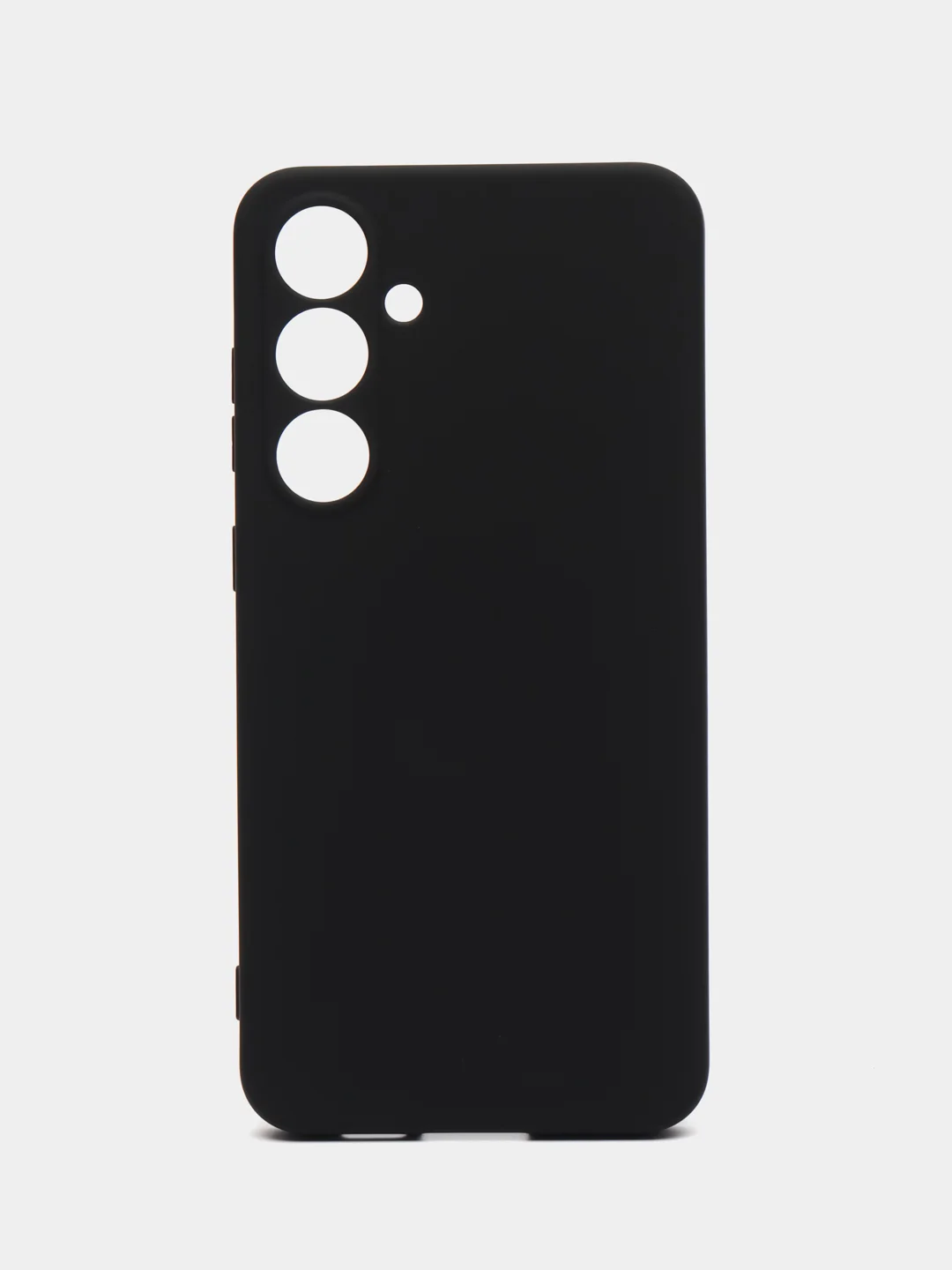 Черный чехол для Samsung Galaxy S24 FE (Самсунг Гелакси С24 ФЕ) , Silicone Case