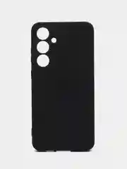Черный чехол для Samsung Galaxy S24 FE (Самсунг Гелакси С24 ФЕ) , Silicone Case