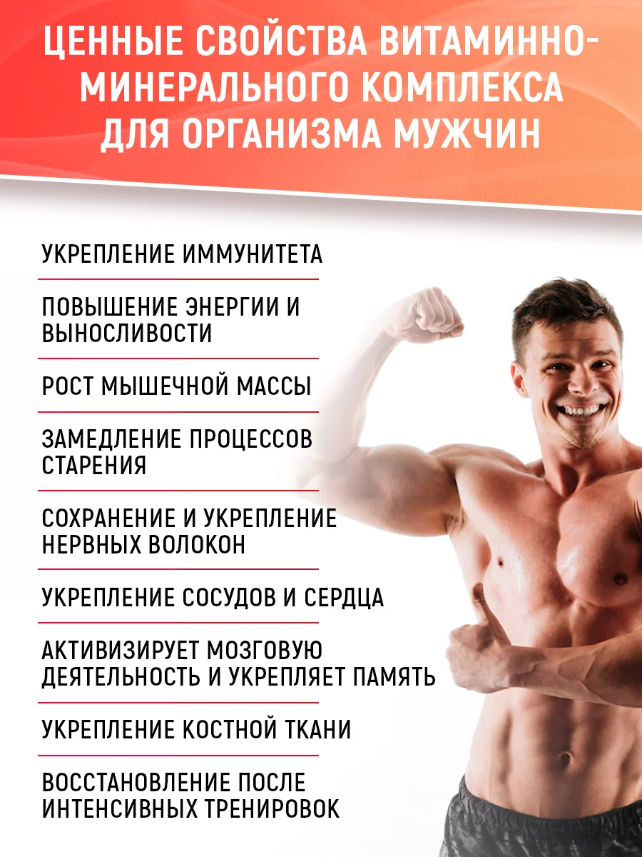 Комплекс витаминов для мужчин Nutraway Mens formula, 60 таблеток