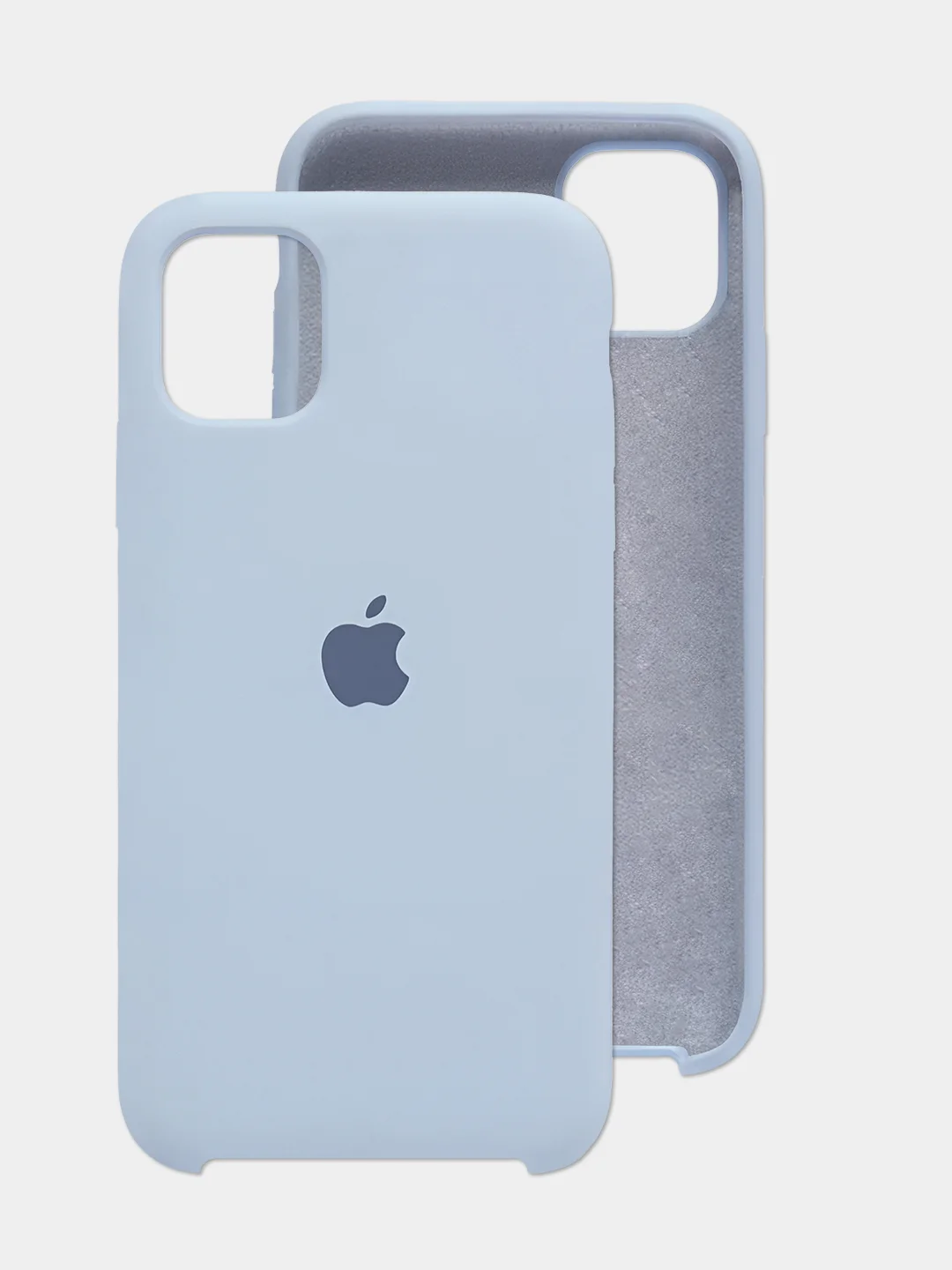 Синий меланж чехол на Айфон 11, iPhone 11, силиконовый