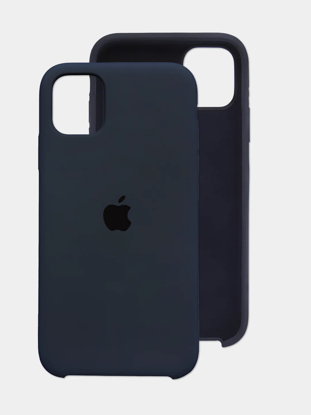 Серый меланж чехол на Айфон 11, iPhone 11, силиконовый