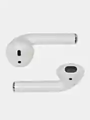 Наушники беспроводные bluetooth с зарядным кейсом hoco EW45 белые, в чехле с зеленым котом
