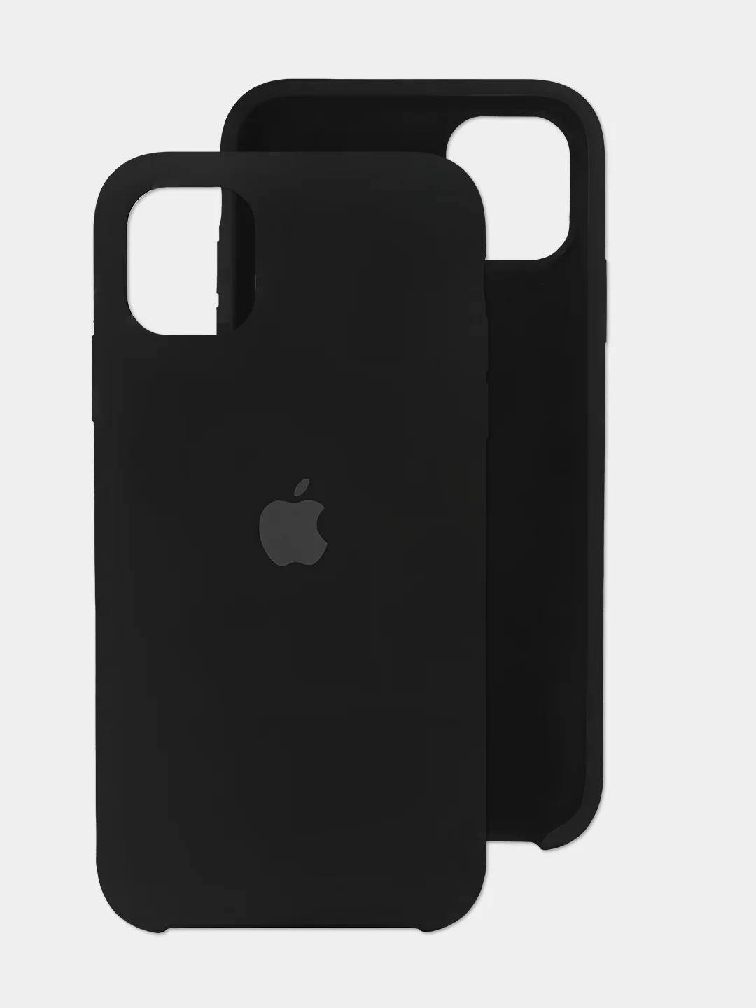 Черный чехол на Айфон 11, iPhone 11, силиконовый