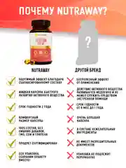 БАД к пище Nutraway Подсолнечный лецитин, 60 капсул