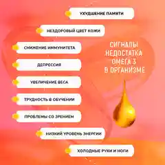 БАД к пище Nutraway Омега 3, 2000 мг, 120 капсул
