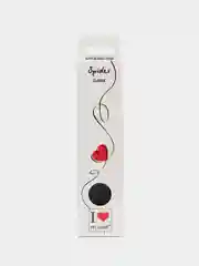 Черный i LOVE MY HAIR / Щетка, расческа для волос Spider Classic 1503 глянцевая, размер S