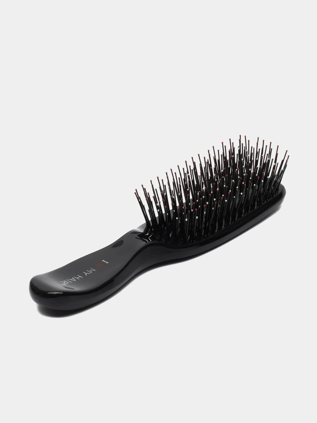 Черный i LOVE MY HAIR / Щетка, расческа для волос Spider Classic 1503 глянцевая, размер S
