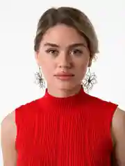 Черный серьги женские