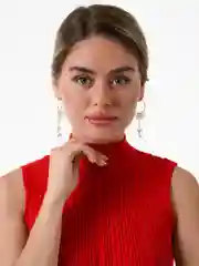 Серьги круглые