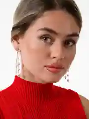 Серьги с жемчугом длинные