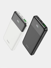 Повербанк Hoco J102 10000 mAh с цифровым дисплеем и быстрой зарядкой PD22.5W QC