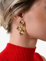 Крупные бижутерные серьги