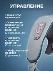 Массажер для шеи, массажер для поясницы, массажер для икр и бедерс с подогревом CM2732