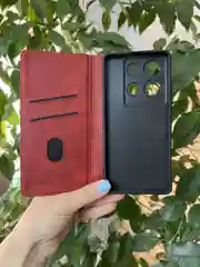 Красный чехол книжка elitcase для Infinix Note 30 Vip / Инфиникс Ноте 30 Вип