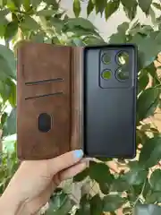 Тёмно-коричневый чехол книжка elitcase для Infinix Note 30 Vip / Инфиникс Ноте 30 Вип
