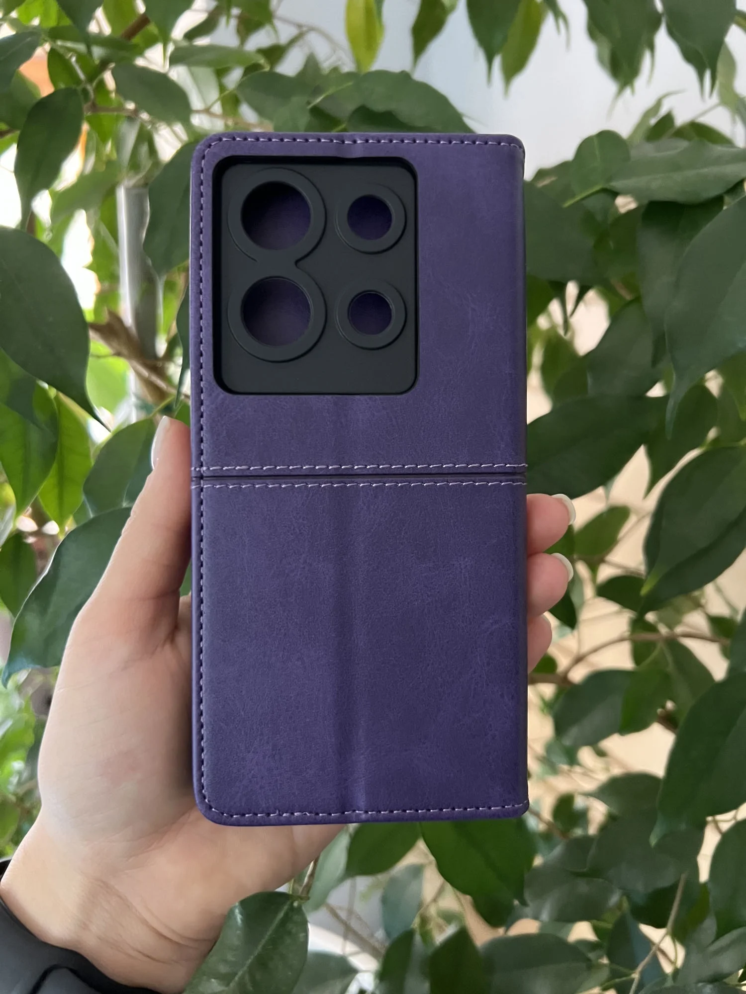 Фиолетовый чехол книжка elitcase для Infinix Note 30 Vip / Инфиникс Ноте 30 Вип