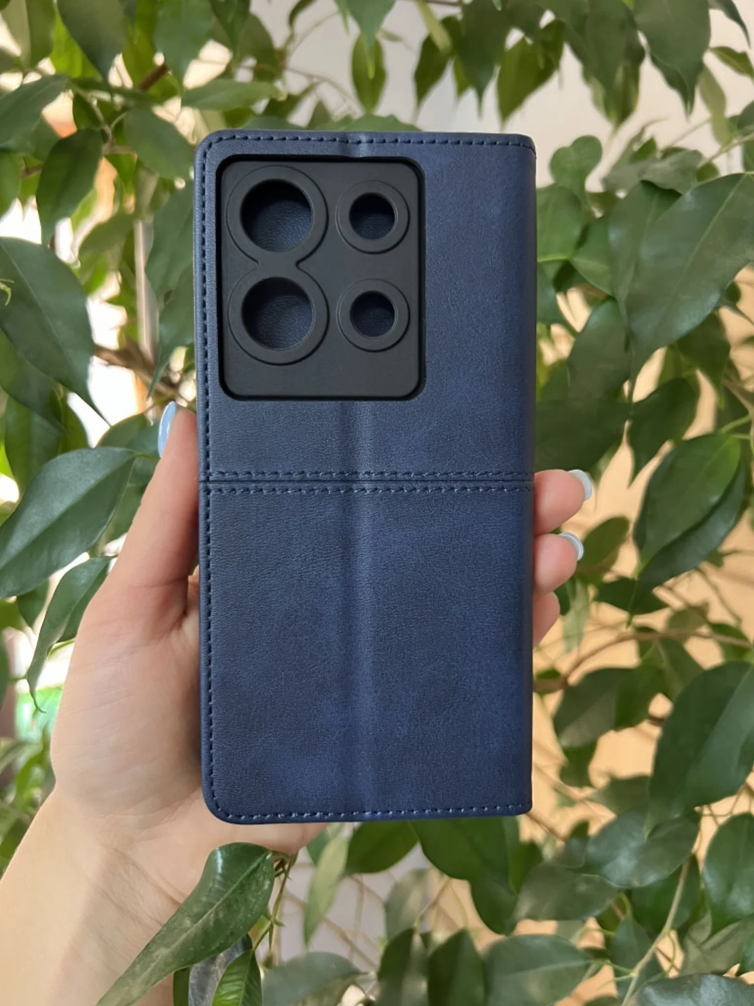 Синий чехол книжка elitcase для Infinix Note 30 Vip / Инфиникс Ноте 30 Вип