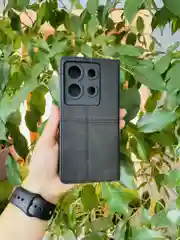 Черный чехол книжка elitcase для Infinix Note 30 Vip / Инфиникс Ноте 30 Вип