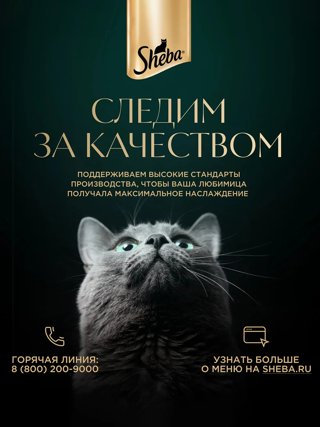 Влажный корм для кошек SHEBA® «Ломтики в соусе. Курица и Индейка», 28 шт по 75г